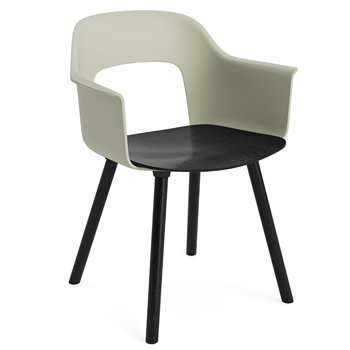 Sillón Layout 222 asiento madera Hay