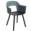 Sillón Layout 222 asiento madera Hay