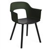 Sillón Layout 222 asiento madera Hay