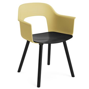 Sillón Layout 222 asiento madera Hay