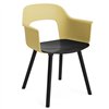 Sillón Layout 222 asiento madera Hay