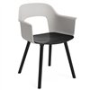 Sillón Layout 222 asiento madera Hay