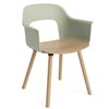 Sillón Layout 222 asiento madera Hay