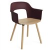 Sillón Layout 222 asiento madera Hay