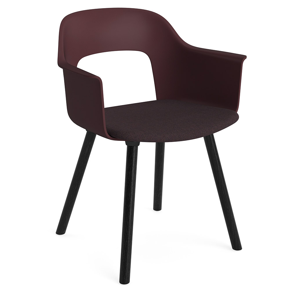 Sillón Layout 223 asiento tapizado Hay