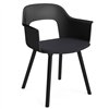 Sillón Layout 223 asiento tapizado Hay
