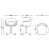 Sillón Layout 234 tapizado Hay