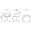 Sillón Layout 254 tapizado Hay