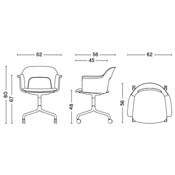 Sillón Layout 264 tapizado Hay