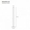 Lámpara pie Megaron LED Artemide