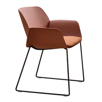 Sillón Nuez patín Outdoor - cojín en asiento