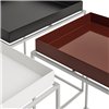 Mesa auxiliar Tray silicona Hay