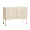 Aparador Perforated Cabinet Small Floor Hay