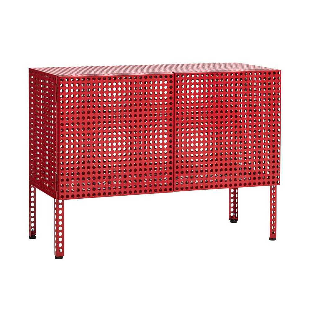 Aparador Perforated Cabinet Small Floor Hay