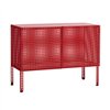 Aparador Perforated Cabinet Small Floor Hay