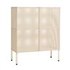 Aparador Perforated Cabinet Medium Floor Hay