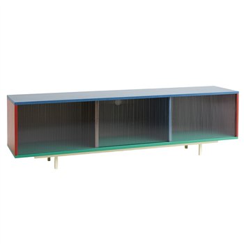 Aparador Colour Cabinet piso vidrio Hay