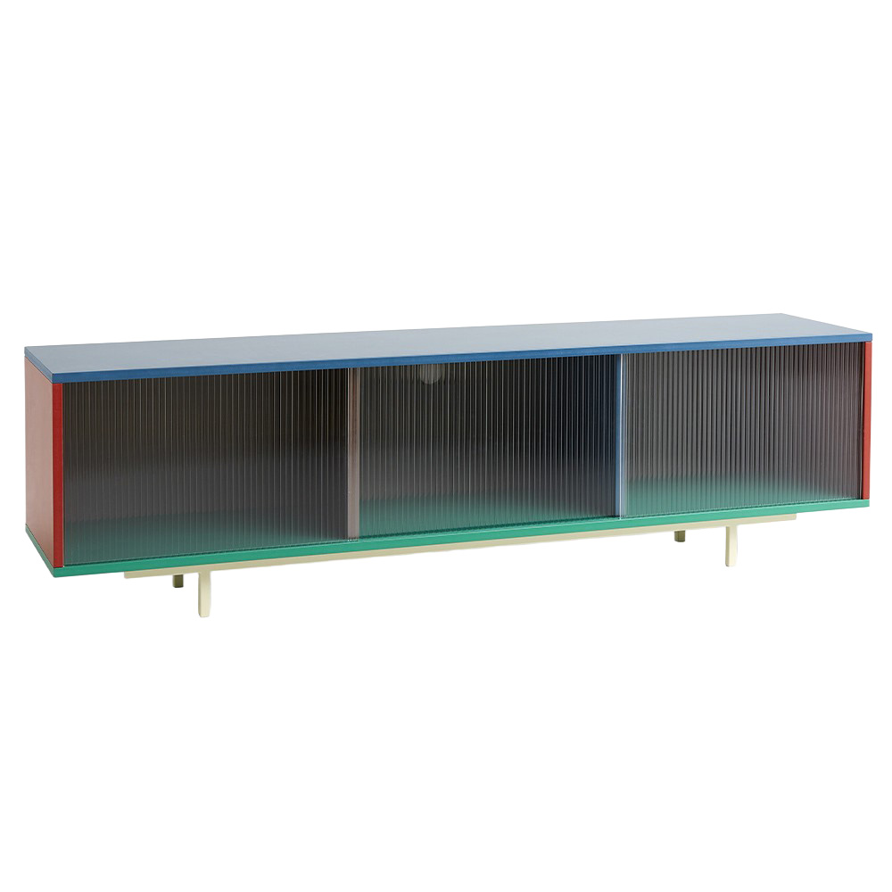 Aparador Colour Cabinet piso vidrio Hay