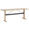 Mesa alta Passerelle Madera Hay