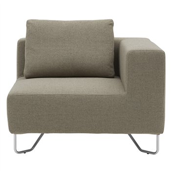 Lotus Corner: 98x98x67/82h cm