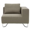 Lotus Corner: 98x98x67/82h cm