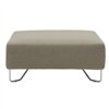 Lotus pouf large: 98x98x42h cm.
