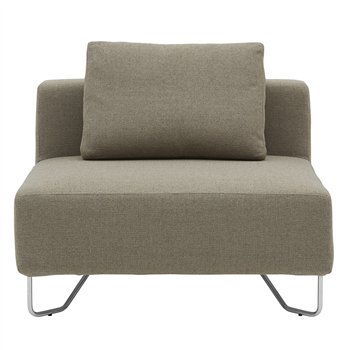 Lotus Single: 98x98x67/82h cm