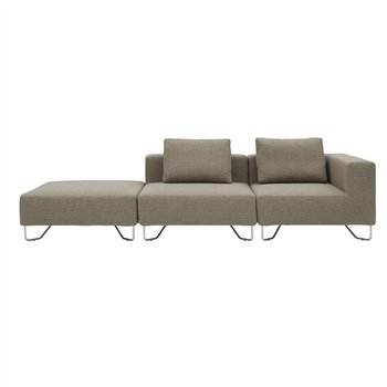 Lotus Corner +Single+pouf large