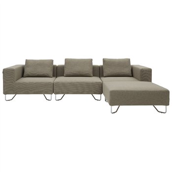 Lotus Corner +Single+pouf large