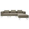 Lotus Corner +Single+pouf large