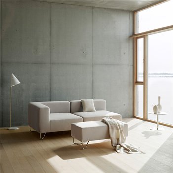 Lotus Corner +Single+pouf Small