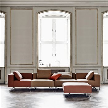 Lotus Corner +Single+pouf large