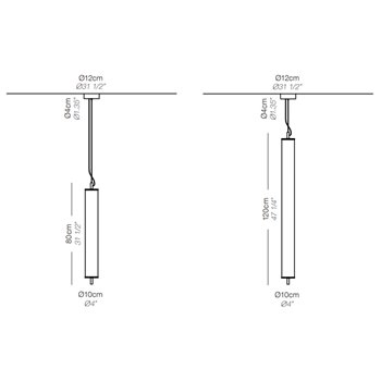Lámpara suspensión Bamboo vetical Fambuena