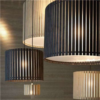 Lámpara suspensión Luz Oculta Wood Fambuena