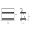 Litera plegable cerrada Axys Sellex