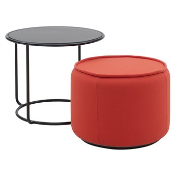 Mesa y Pouf Tom Softline