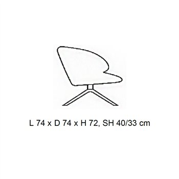 Butaca Vista Giratoria Softline