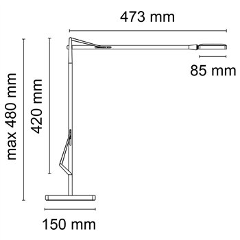 Lámpara mesa Kelvin Edge Flos