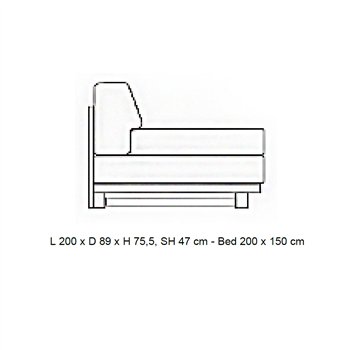 Sofá Cama Zenzo Softline