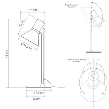 Lámpara sobremesa Type 80 T1 Anglepoise