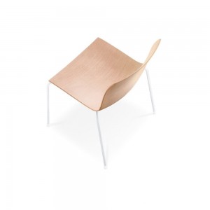 Silla Catifa 46 Asiento Madera de Arper. Mobiliario para hogar y contract.