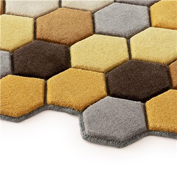 Alfombra Panal redonda GAN