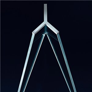 Mesa rectangular Alister de Glas Italia. Mesas cristal.