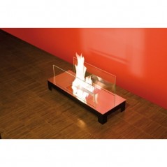 Chimenea bioetanol Floor Flame Radius design