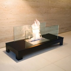 Chimenea bioetanol Floor Flame Radius design
