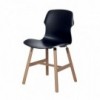 Silla Stereo Wood de Casamania. Sillas y poufs modernas de diseño italiano.