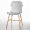 Silla Stereo Wood de Casamania. Sillas y poufs modernas de diseño italiano.