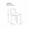 Silla Lepel de Casamania. Sillas modernas. Muebles de diseño italinao.