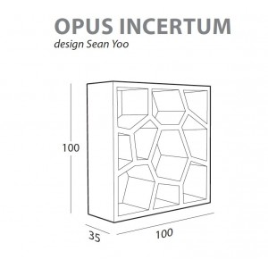 Librería Opus Incertum de Casamania. Muebles y complementos de exterior.