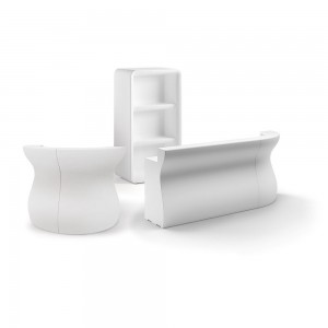 Esquina Bartolomeo de exterior de Plust Collection. Mobiliario exterior.